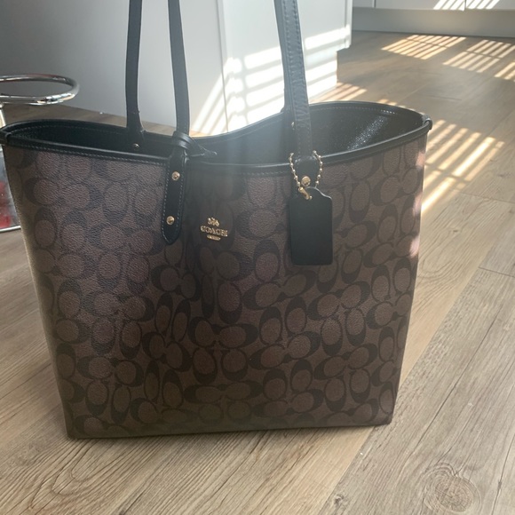 Coach Signature Reversible Tote - Picture 1 of 7